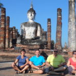 Al Wat Mahathat di Sukhothai.